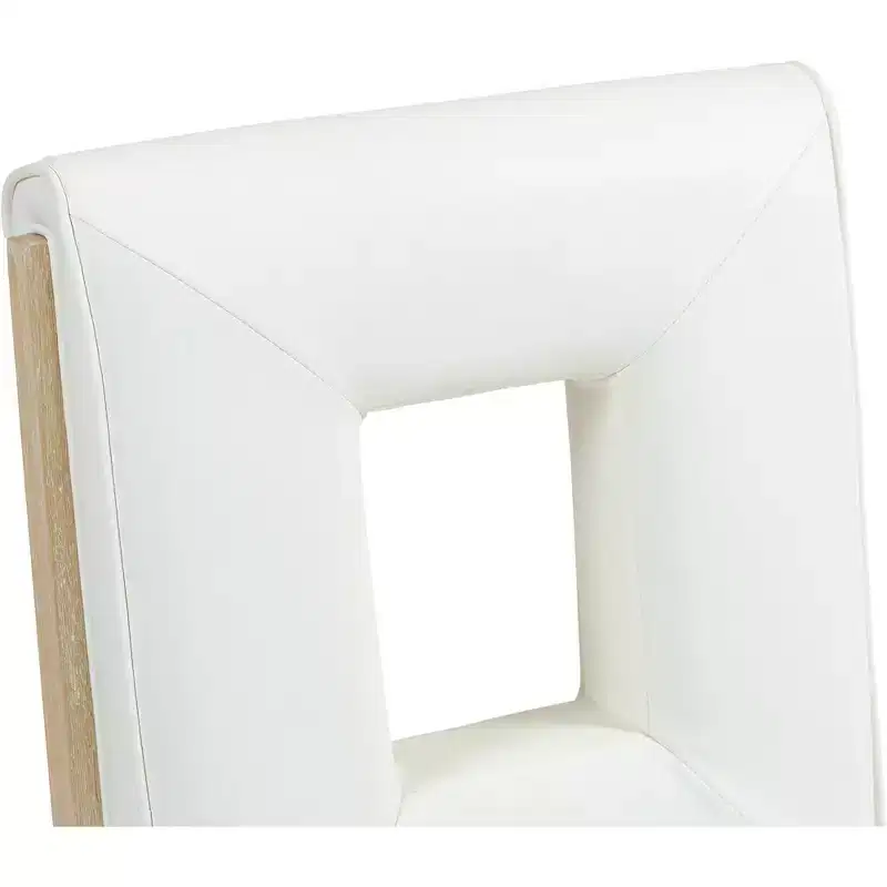 Meridian Furniture,Gwendolyn Vegan Leather Dining Side Chair, Set of 2