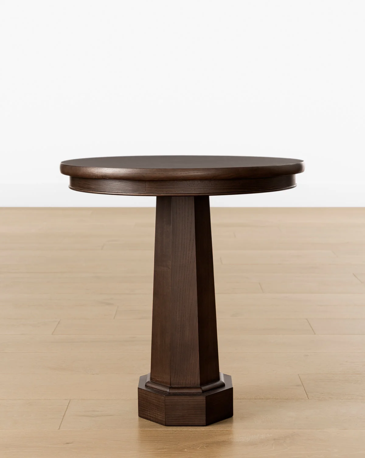 Modern Wood Side Table with Sleek Tapered Legs for Living Room