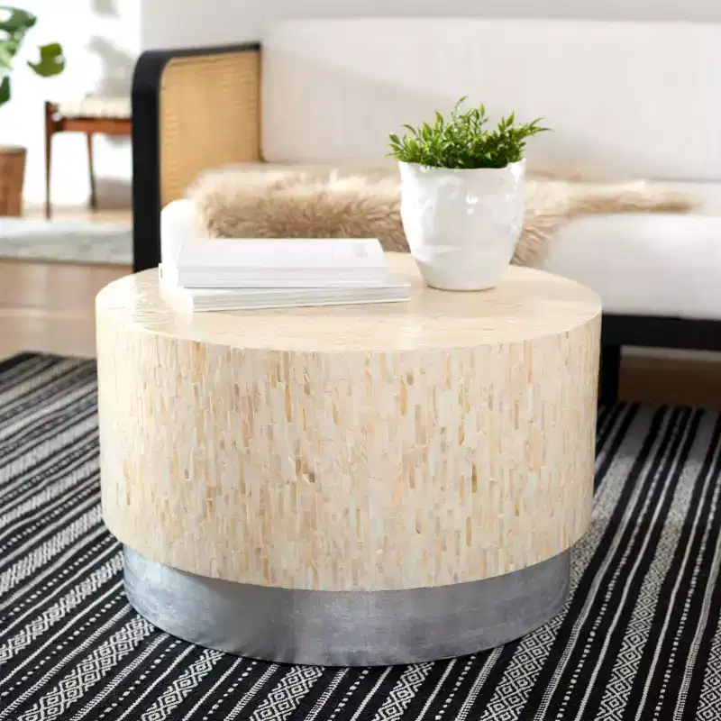 Scarlett Round Coffee Table - COF1800 - Safavieh