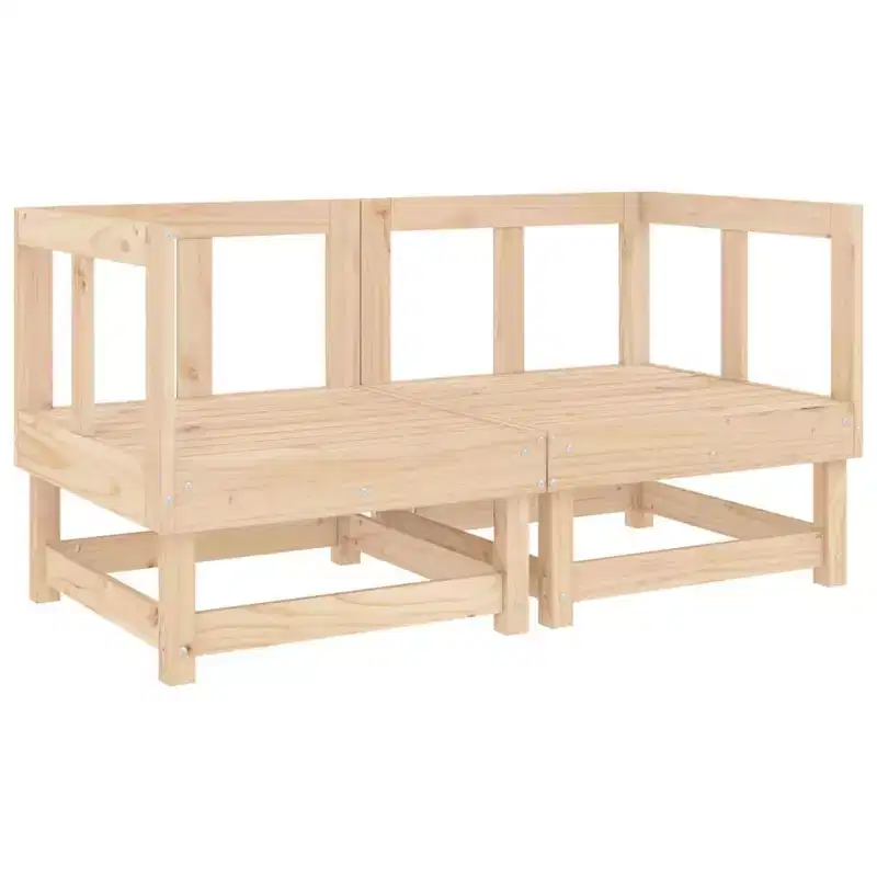 vidaXL Patio Lounge Set Outdoor Garden Furniture Set Solid Wood Pine