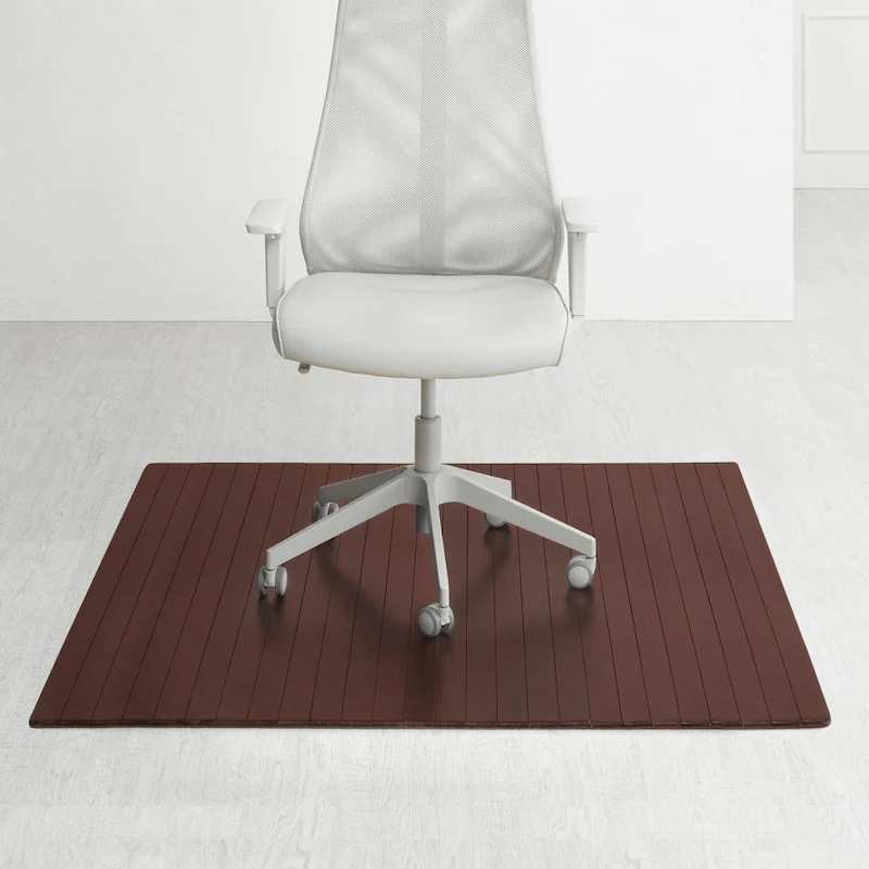 Jani Eco Bamboo Standard Rectangular 5 x 4 ft Chair Mat