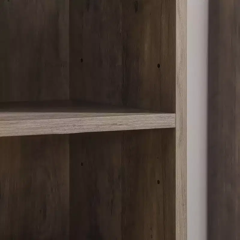 70.9 in.Tall Wood 4-Shelf Standard Bookcase with Shelves (Set of 2)
