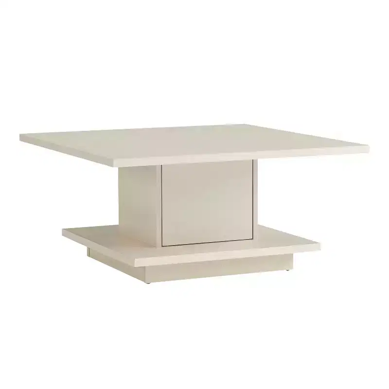 24/7 Shop At Home Traci 31 Contemporary Square Coffee Table with Hidden Storage