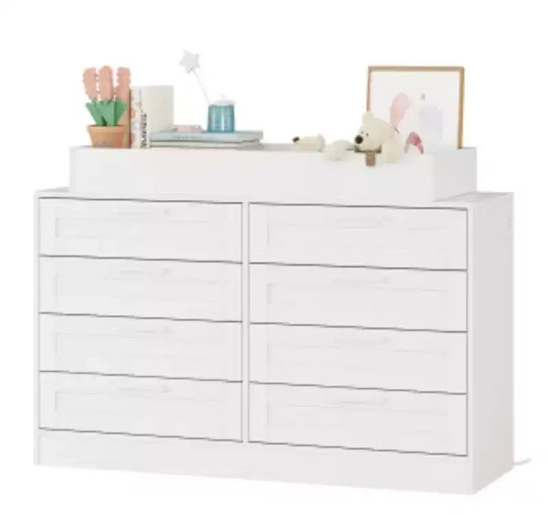 8-Drawer Baby Changing Table, MDF+PB Material,