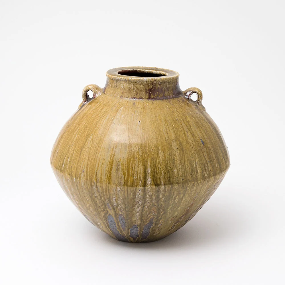 Yohen Ash Glazed Vase