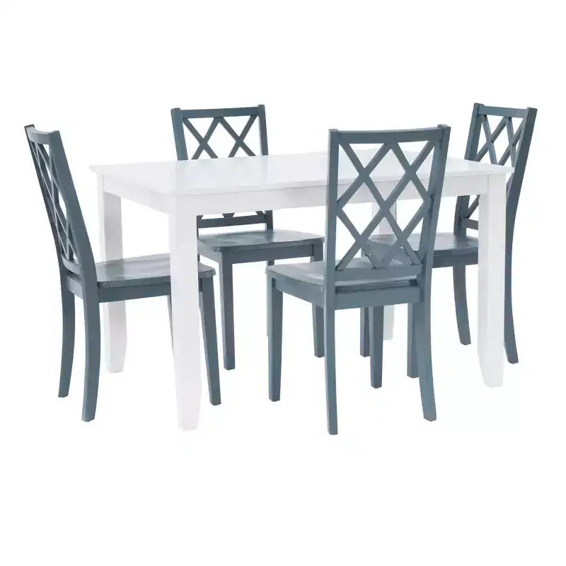 Powell 5pc Shelby Rectangle Counter Height Dining Set Graphite