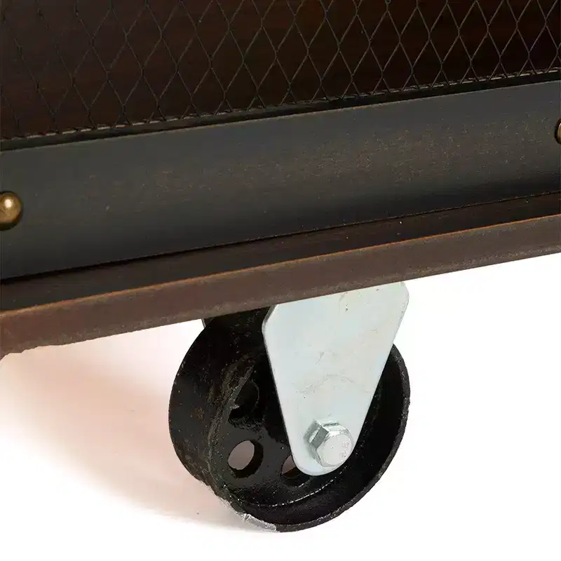 The Lakeside Collection Industrial-Style Rolling Buffet Carts