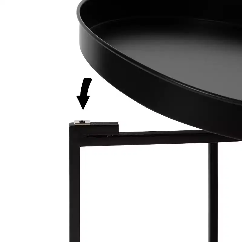 Kate and Laurel Celia Round Metal Side Table