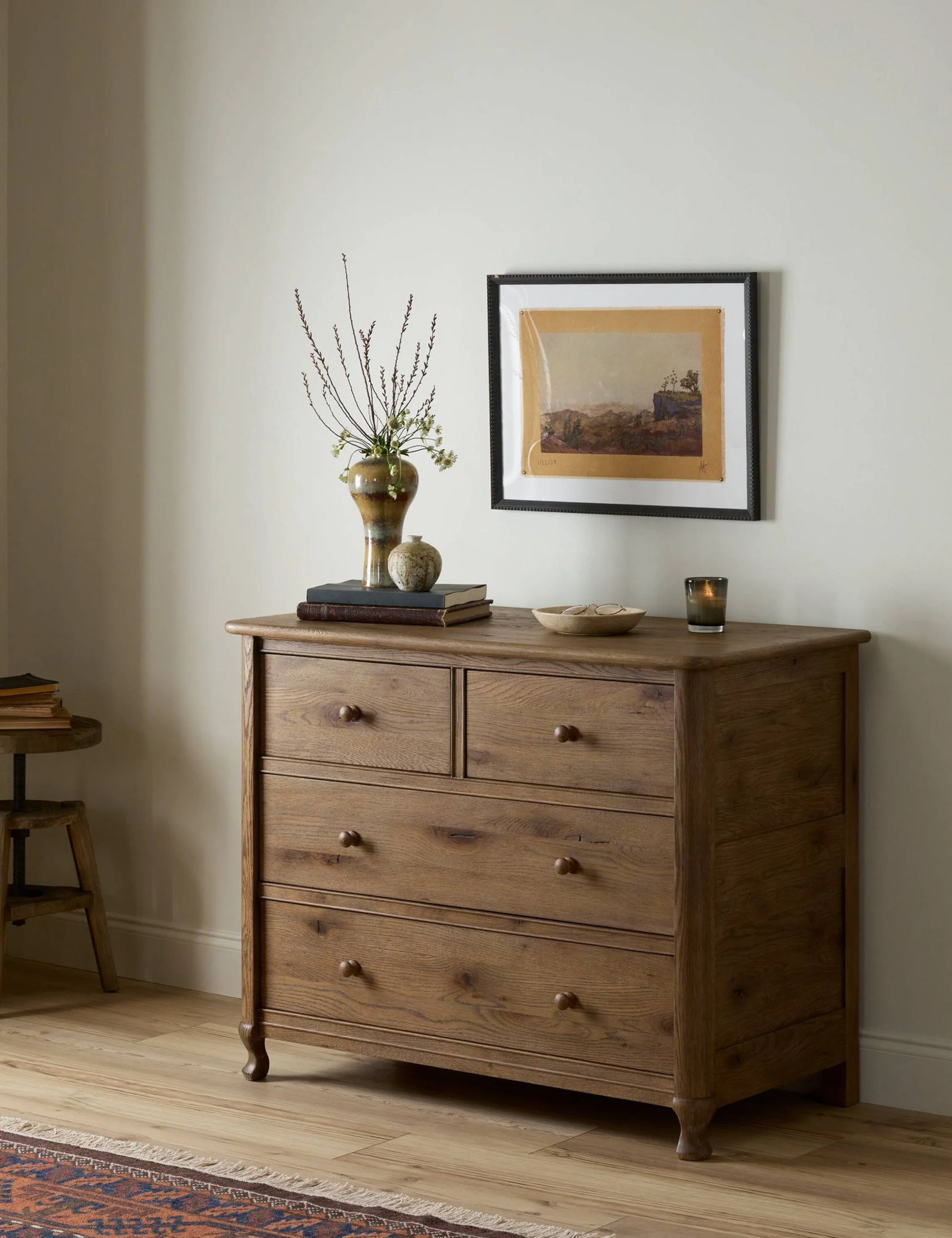 Dresser - The dresser brings heirloom style to bedroom