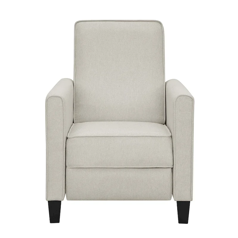 Traditional Fabric Welted Padded Recliner Chair