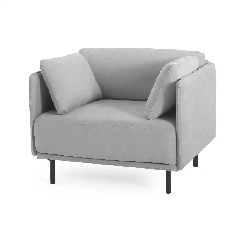 Polyester & Solid Wood Lounge Chair 31.1''H x 32.28''W x 39.17''D