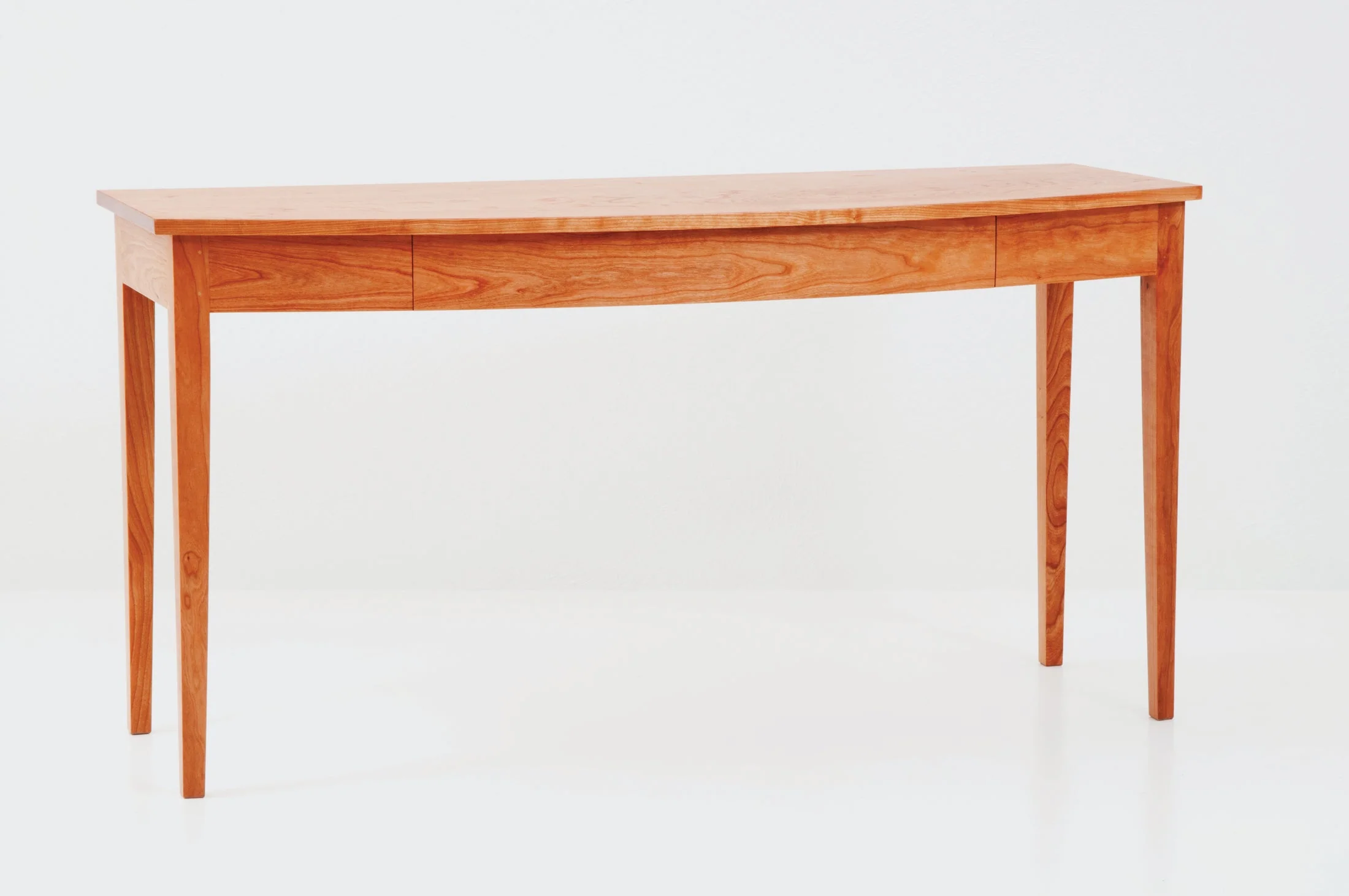 Bowfront Glove Table - The versatile Bowfront Table adds a graceful presence to any entryway, dining space, or bedroom.