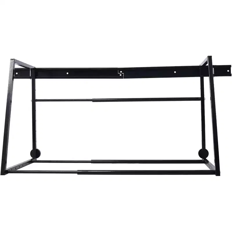 Heavy-Duty Adjustable Garage Wall Storage Rack - Multi-Tire Holder for Organized Garage Storage (Black, 64.5*28*28inch)