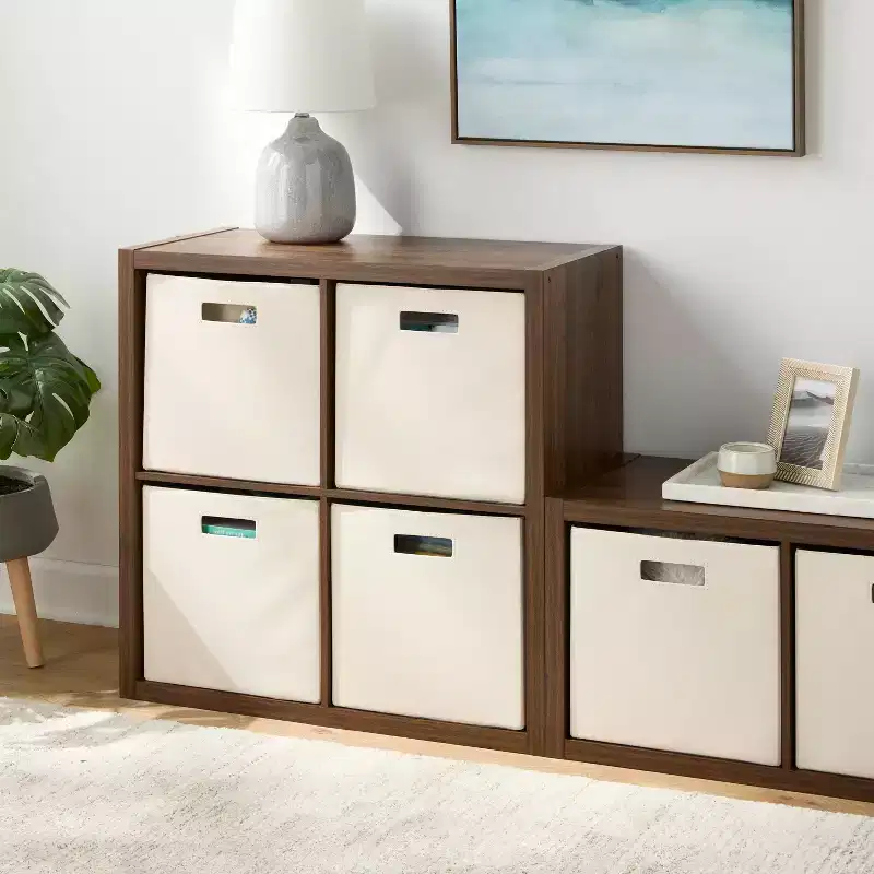 13" 4 Cube Walnut - Brightroom™