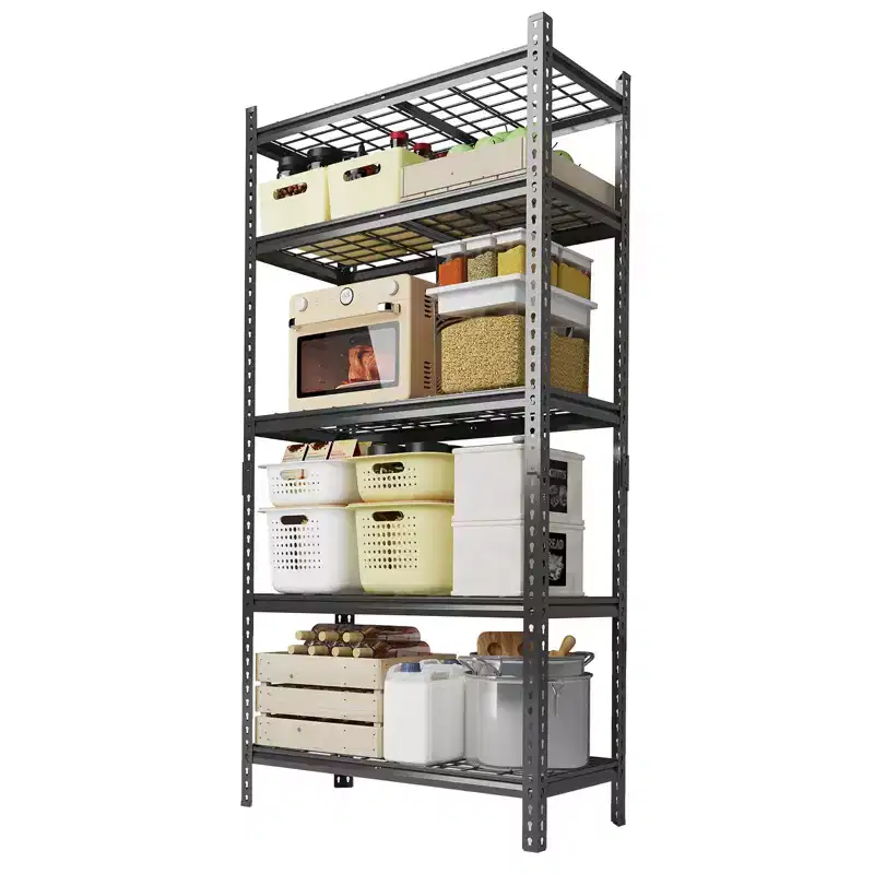 COZONY Heavy Duty Storage Shelves 5-Tier Adjustable Metal Shelving Unit Boltless Assembly High Capacity for Garage Basement Pantry