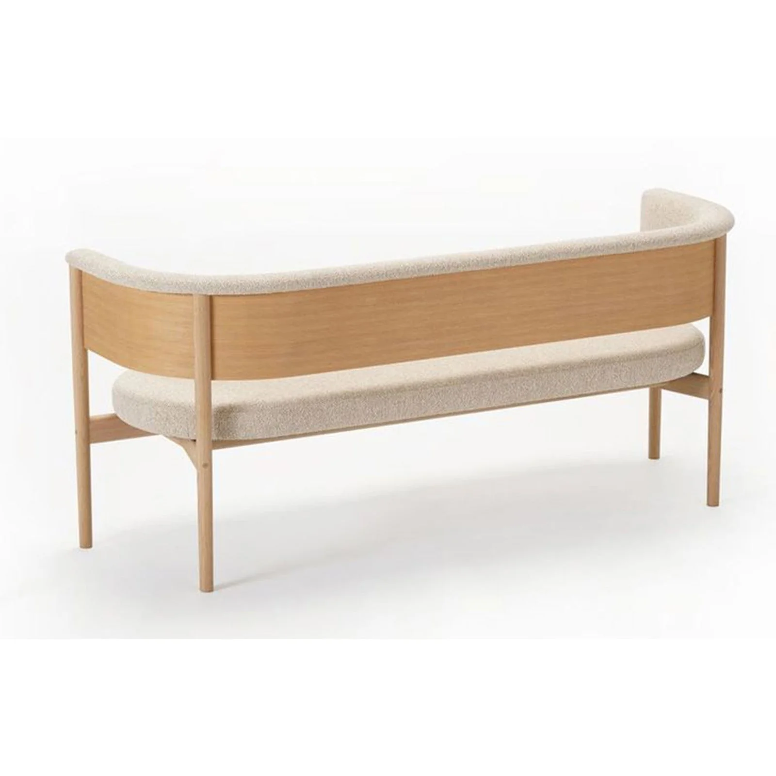 Bench-With backrest and armrests