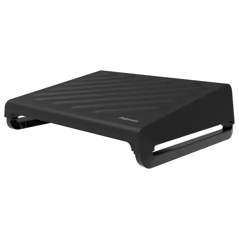 Fellowes Bretya Ergonomic Footrest, 100016562, Black
