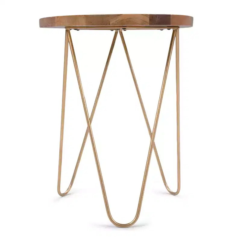 Tillman Metal and Wood Accent Table