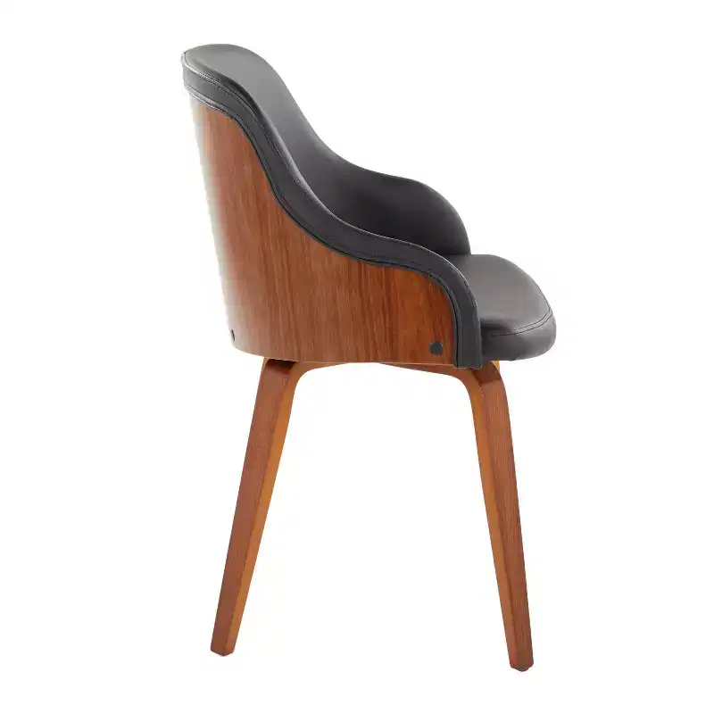 Bacci Mid Century Modern Dining Accent Chair - Lumisource