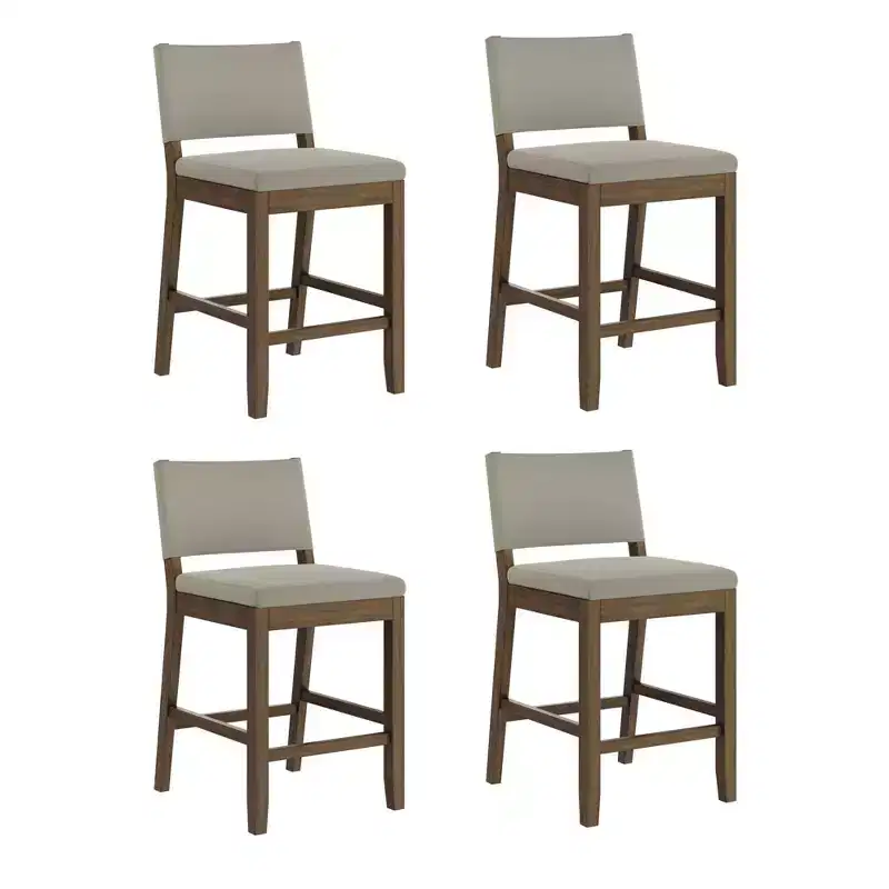 Nathan James Linus Set of 4 Counter Height Barstools