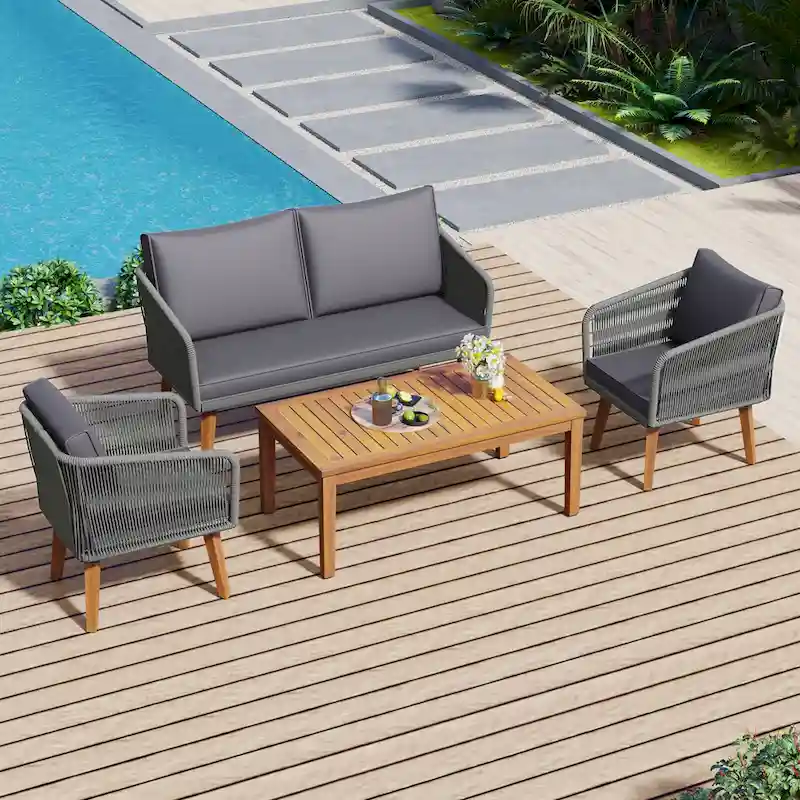 ZZ 4-Piece Patio Conversation Set