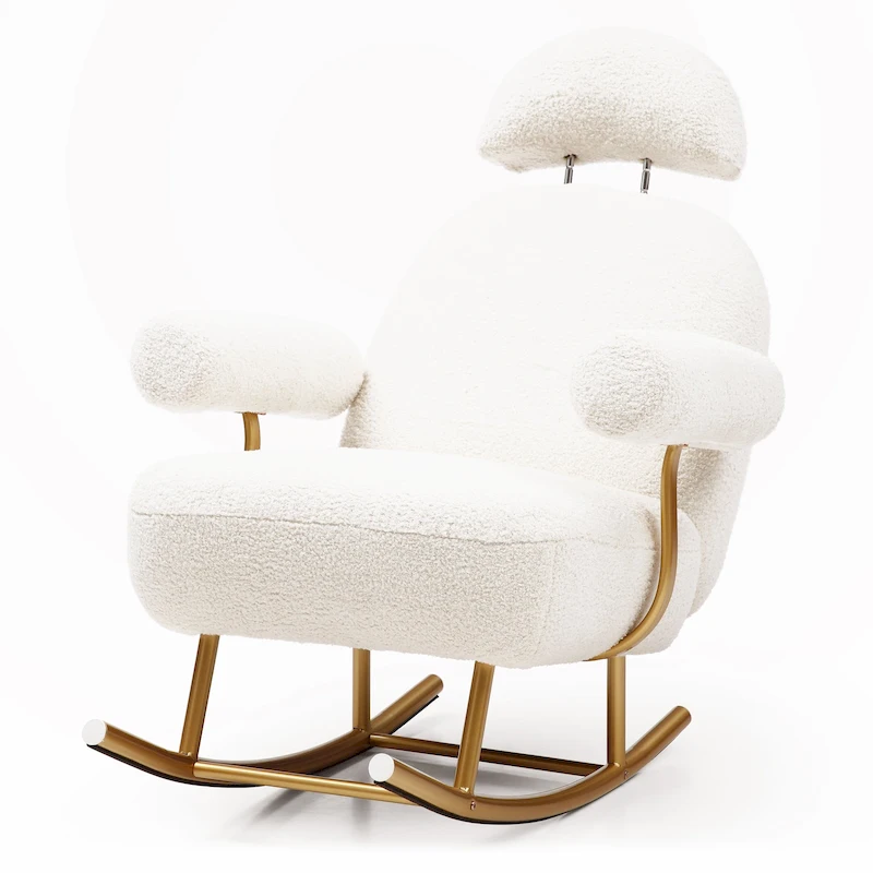 Accent Upholstered Rocker Glider Chair