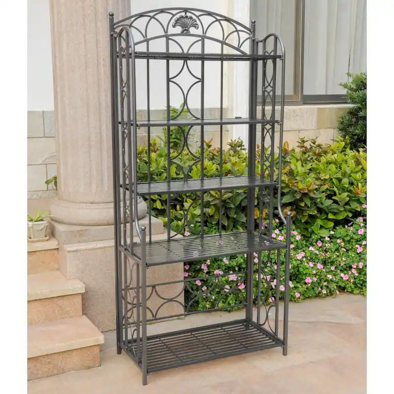 Mandalay 5-Tier Iron Bakers Rack