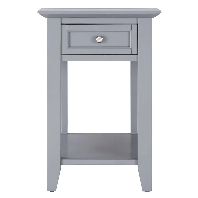 Zayden 1-drawer Side Table with Charging Station by iNSPIRE Q Bold