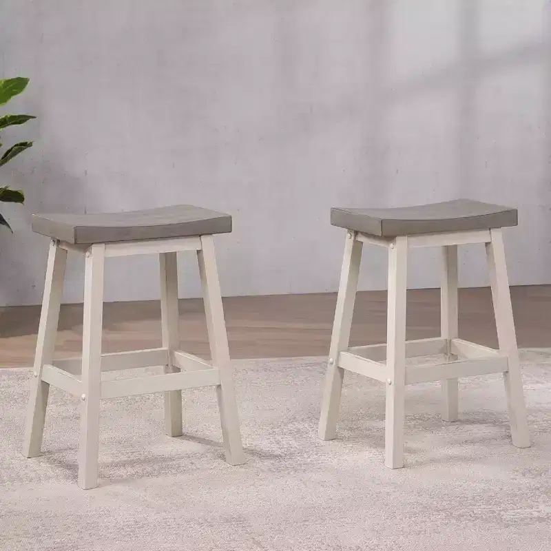 Brassex Set of 2 Ashanti Counter Height Barstools