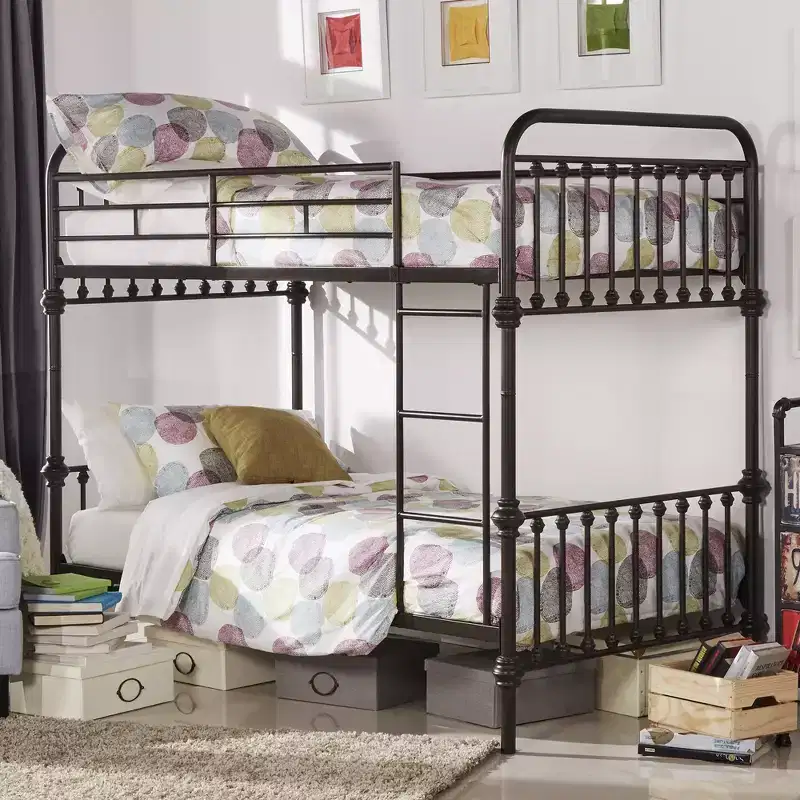 Laroche Bunk Bed - Black - iNSPIRE Q