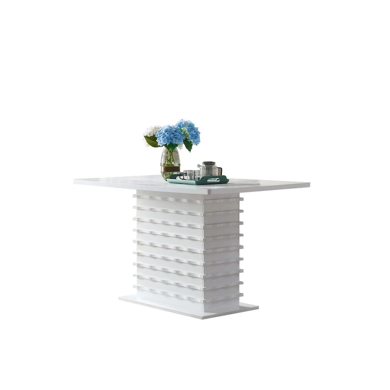 Solid Wood Pedestal Dining Table