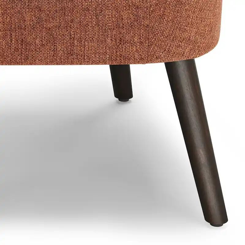 WYNDENHALL Bonita 27 inch Wide Irregular Mid Century Modern Accent Chair - 26.6 D x 26.8 W x 31.5 H