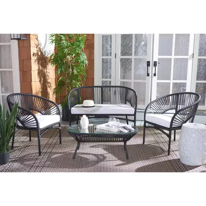 Werner 4 Piece Living Sets - Indoor/Outdoor - PAT7522 - Safavieh