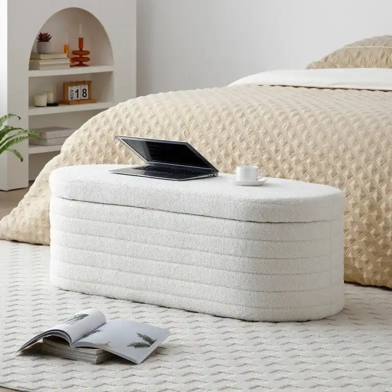 45.67W Bed Bench with Storage