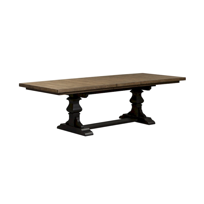 Harvest Home Chalkboard 6 Piece Trestle Table Set