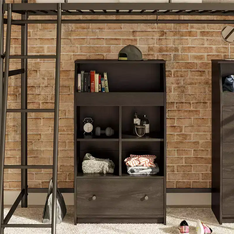 Ameriwood Home The Loft 1 Drawer Storage Tower