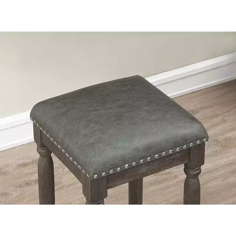Bronson 30 Backless Stool - Driftwood