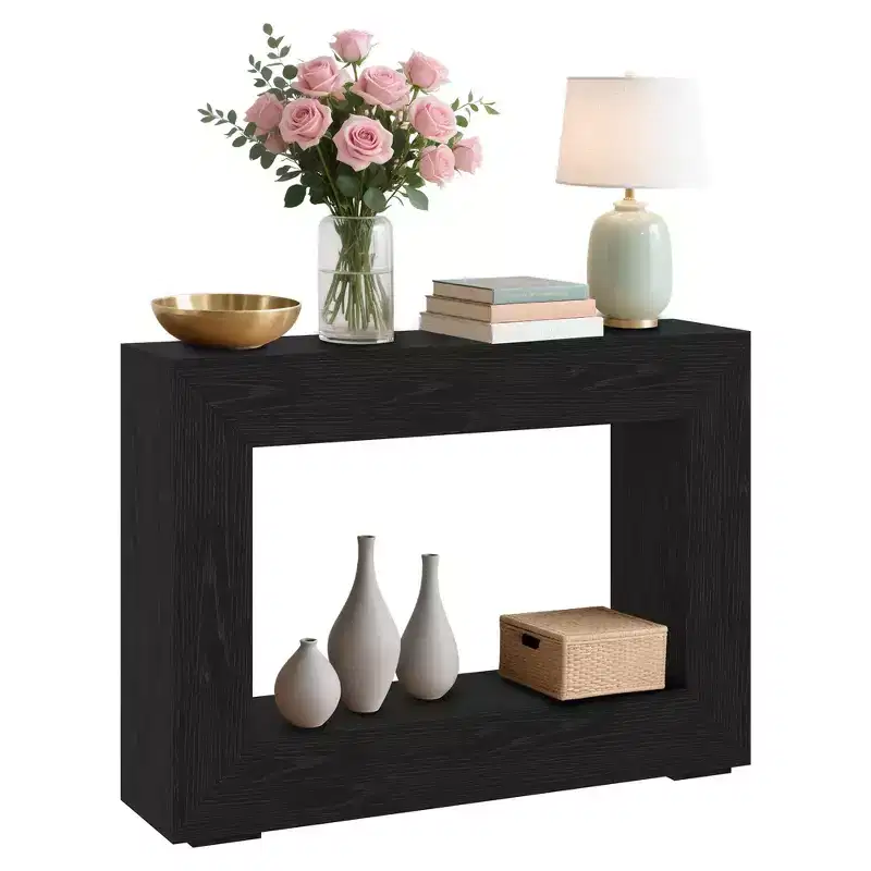 47 in Console Table for Entryway, Wooden Entry Table Foyer Hallway Tables, Rustic Farmhouse Decor