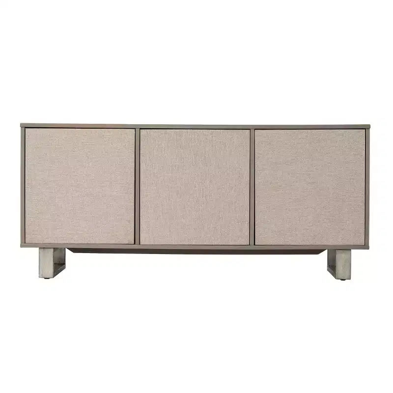 Abston 3-Door Media Console - Grey - SEI