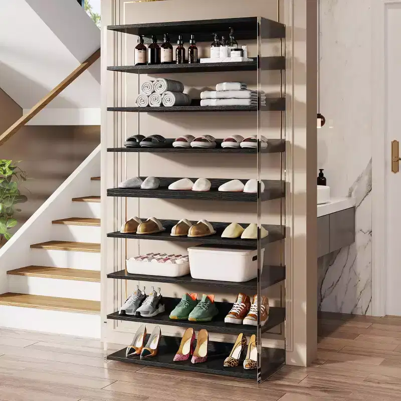 Lantine 63 8-Tier Acrylic Shoe Rack for 24-32 Pairs