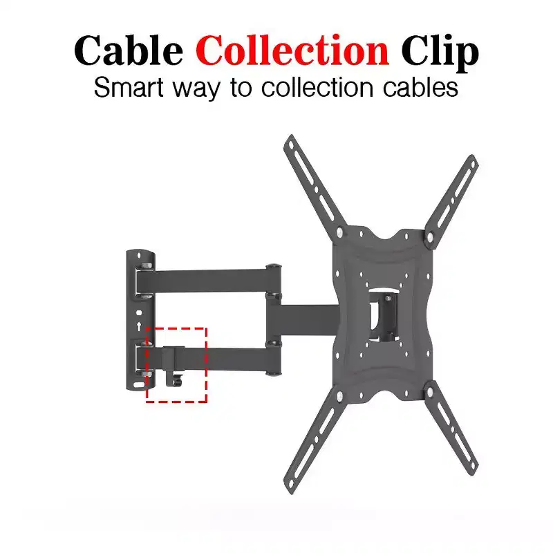 Karl Home 26 in. to 55 in. Adjustable Rotatable TV Wall Mount for TVs