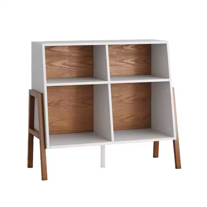 Nathan James Set of 2 Telos Cubby Console White