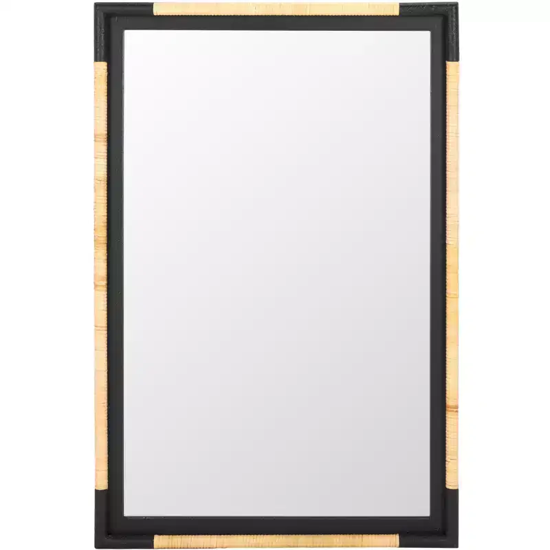 Renah Mirror - 23.6 x 36.02 - MRR9016 - Natural/Black - Safavieh