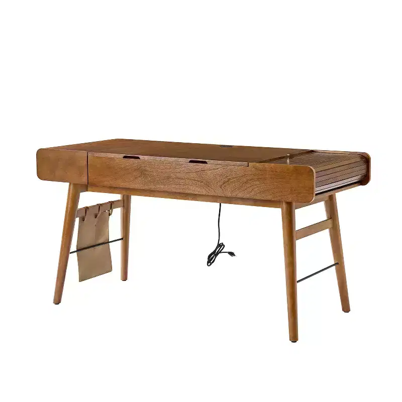 Vince Mid-Century Modern 60 Desk with Height Adjustable Desktop|HULALA HOME-ACORN