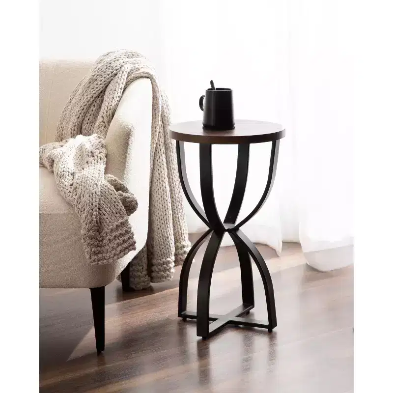 Mango Wood Round Side Table 20