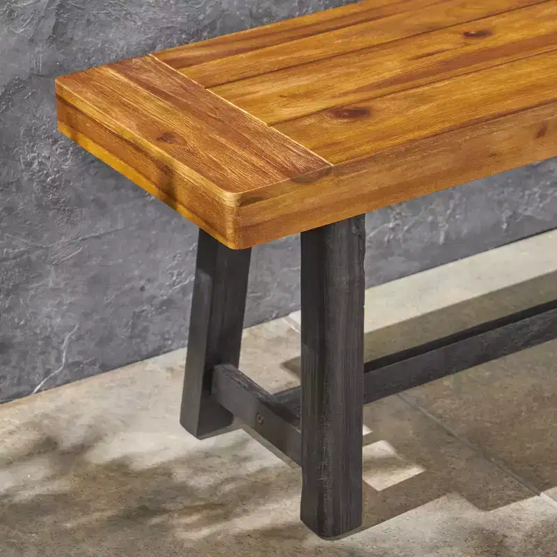 Raphael Acacia Wood Bench - Christopher Knight Home