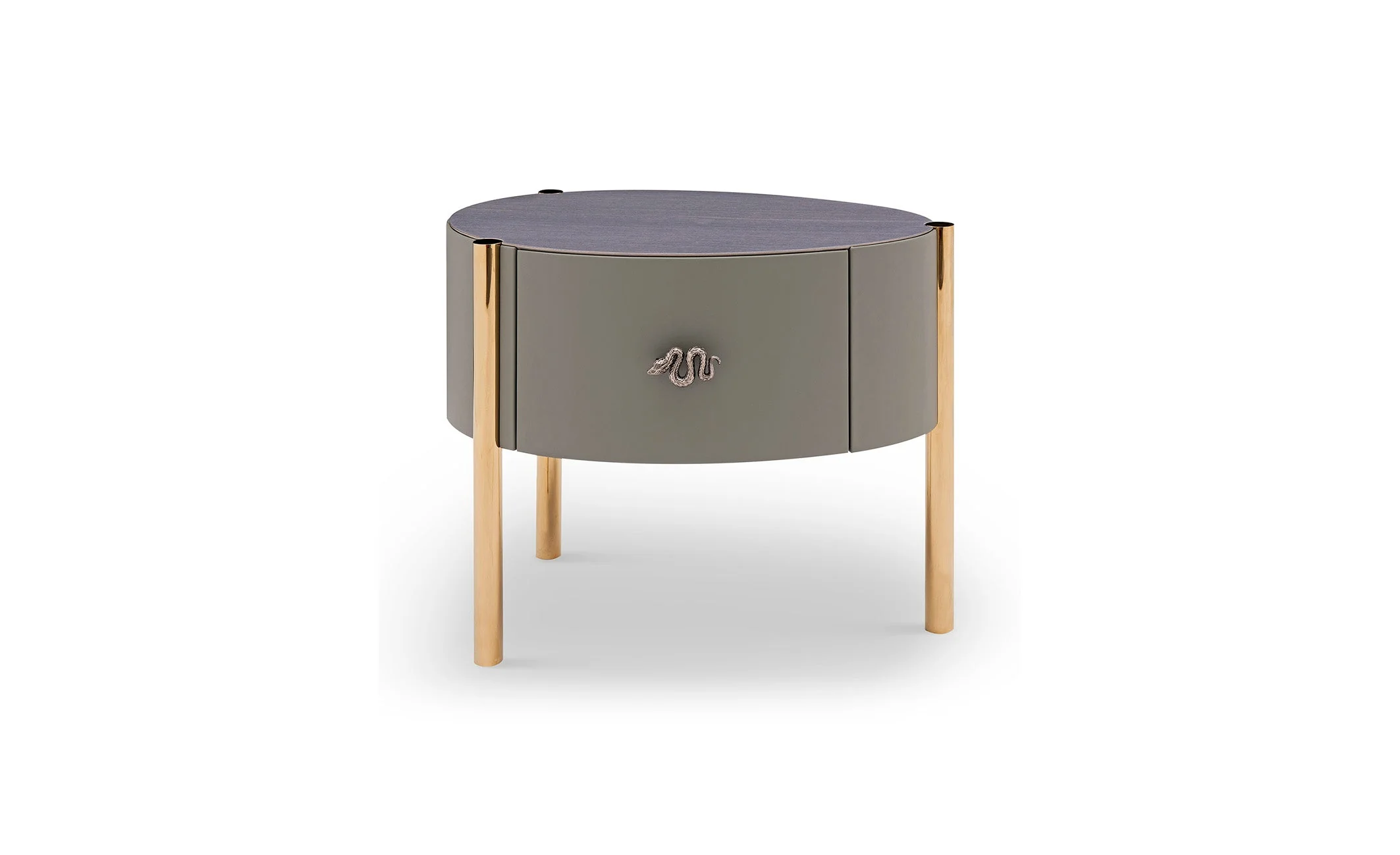 Modern Design Bedside Table with Functional Storage