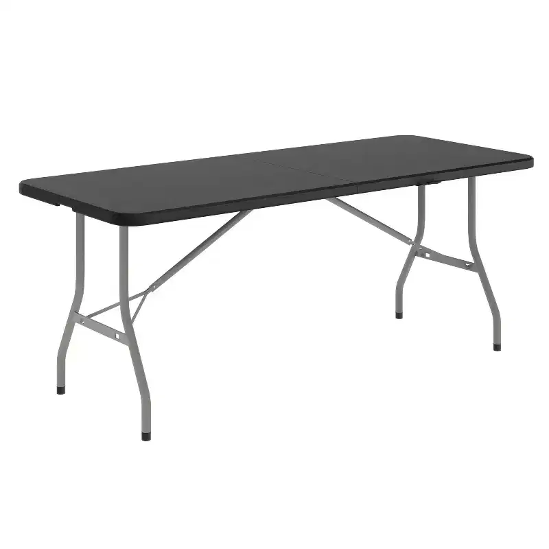 Flash Furniture 6-Foot Bi-Fold Plastic Folding Table