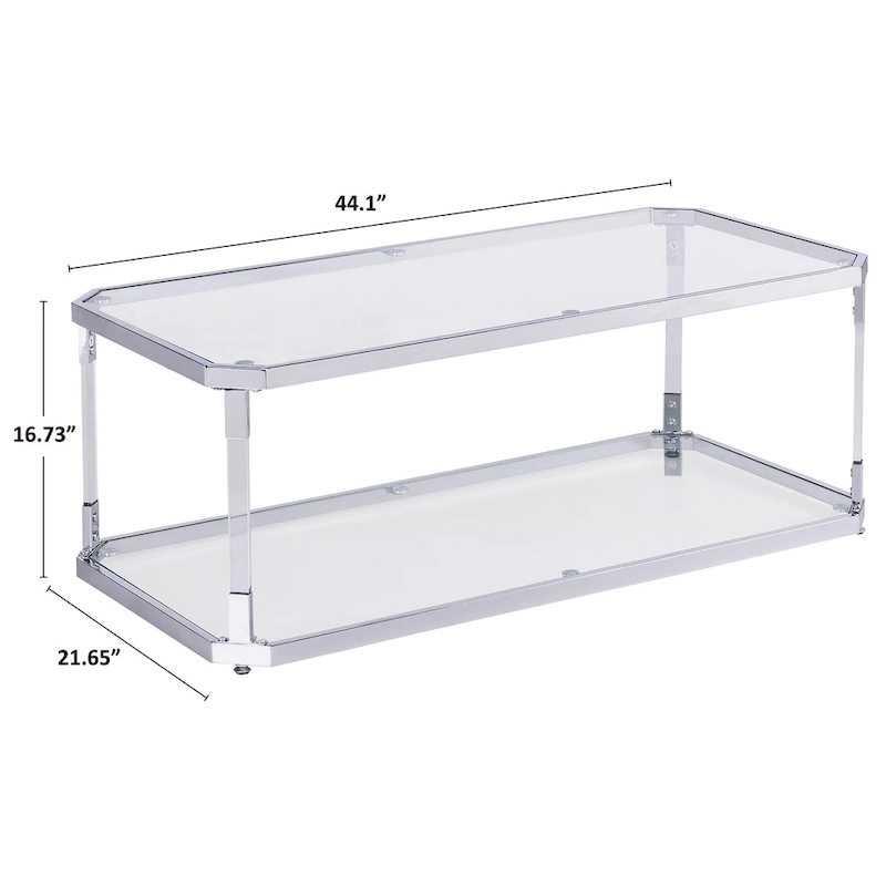 Glass Coffee Tables 44in