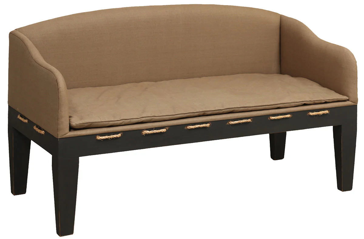 Upholstered Sofa with Poplar Frame and Fine Detailing